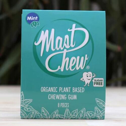 MAST CHEW ORGANIC CHEWING GUM SPEARMINT (8PK)