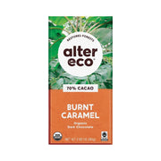 ALTER ECO ORGANIC DARK CHOCOLATE BURNT CARAMEL 70% (75g)