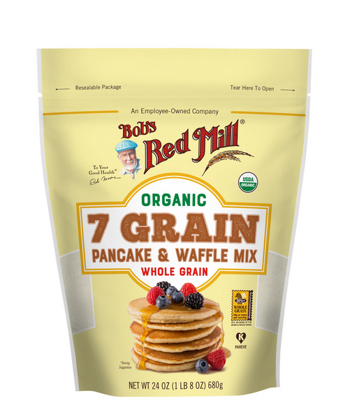 BOB'S RED MILL ORGANIC 7 GRAIN PANCAKE & WAFFLE MIX (680g)