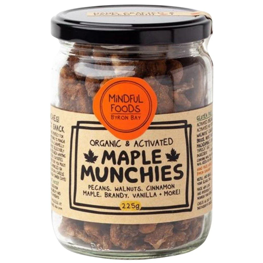 MINDFUL FOODS ORGANIC & ACTIVATED MAPLE MUNCHIES (200g)