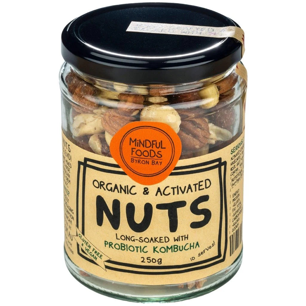 MINDFUL FOODS ORGANIC & ACTIVATED MIXED NUTS (225g)